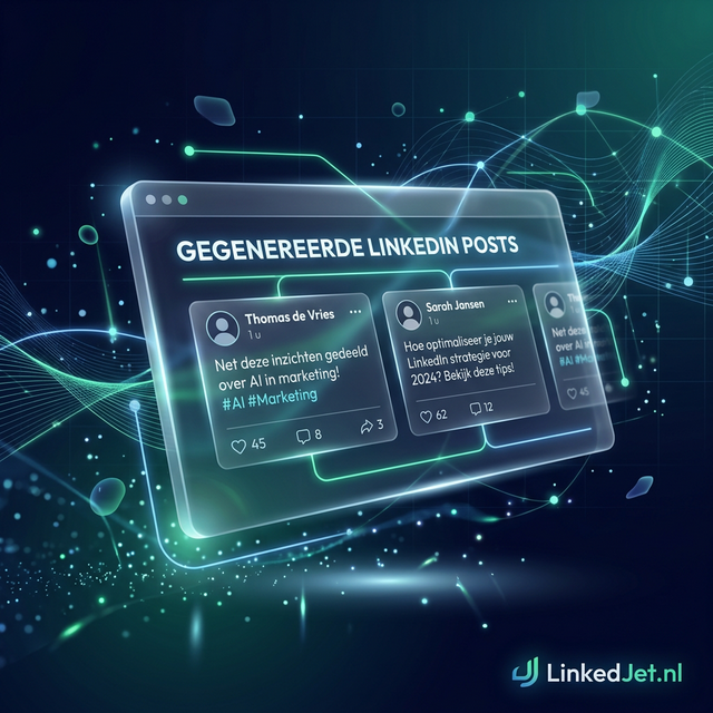 LinkedJet AI Dashboard Preview
